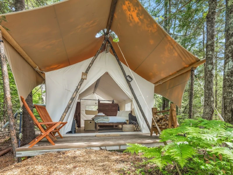 Zelt, Glamping Acadia