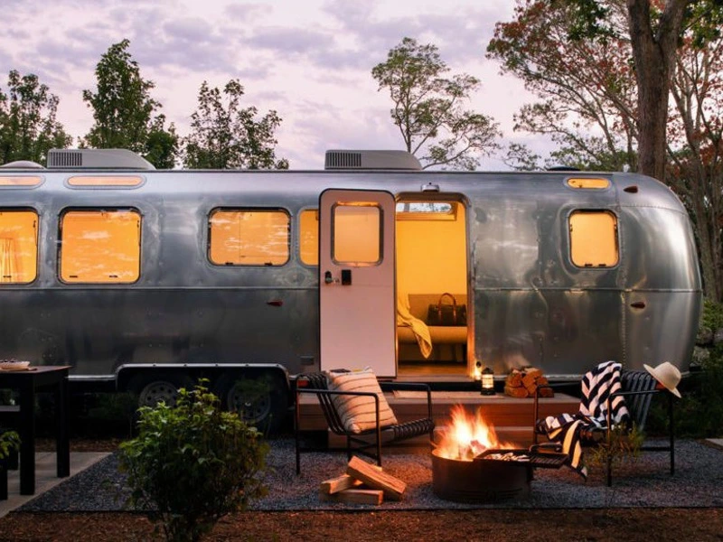 Feuerstelle, Airstreamer Cape Cod