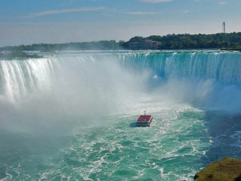Luftaufnahme von den Niagarafällen