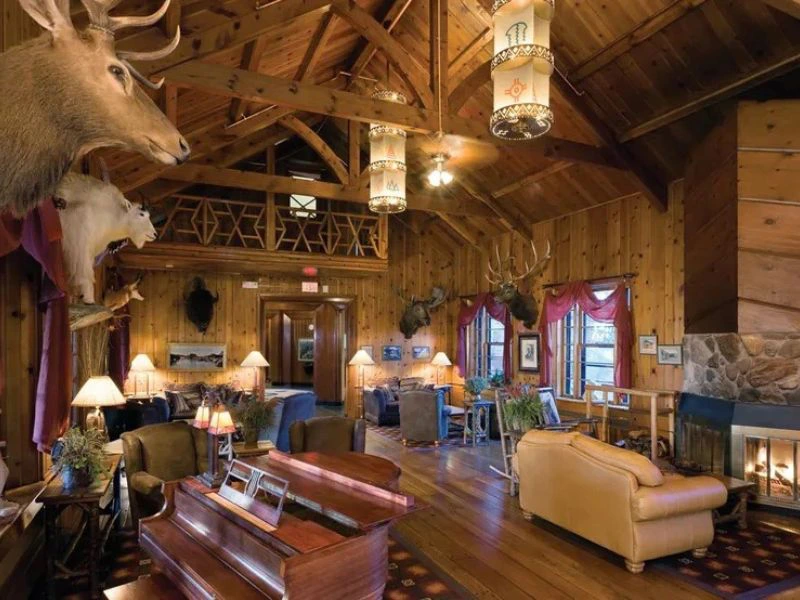 Aufenthaltsbereich im Hotel