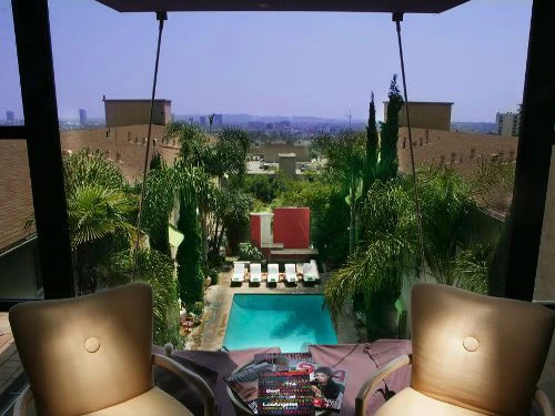 Ausblick des Hotels in Hollywood