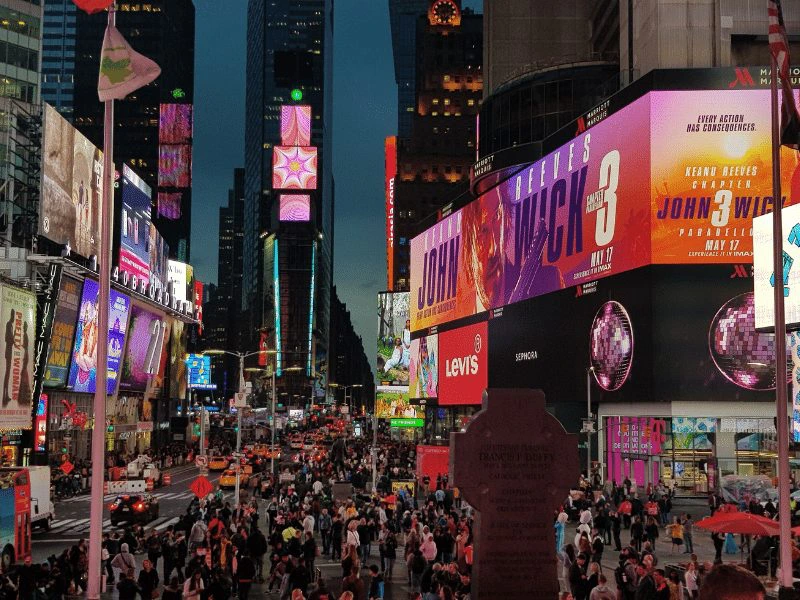 Broadway in New York in den USA