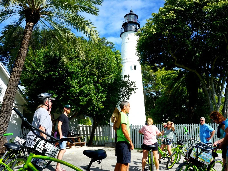 Key West Fahrradtour Gruppe