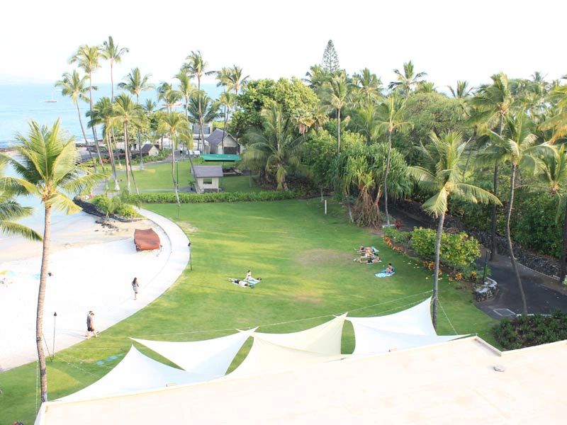 Garten der Unterkunft