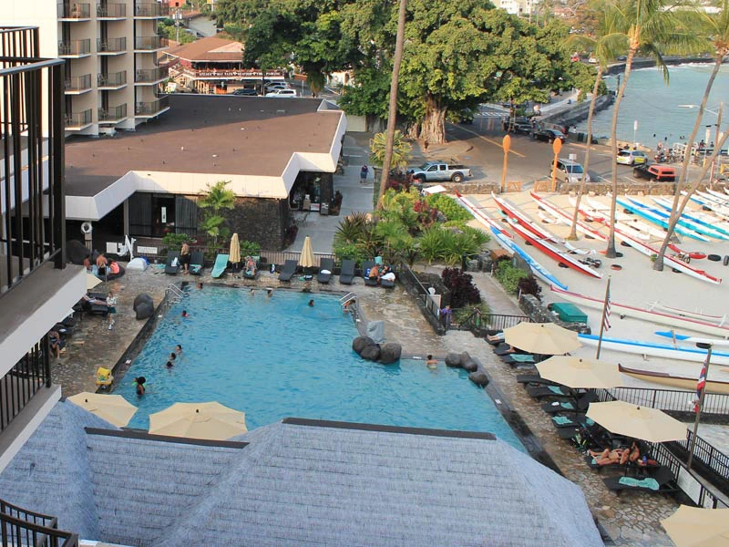 Hotelpool auf Kona