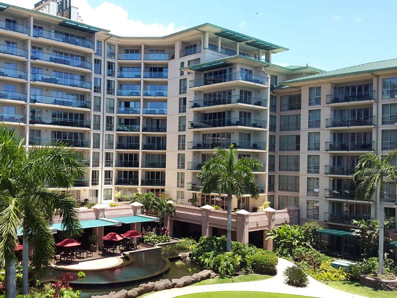 Außenansicht des Strand-Resorts