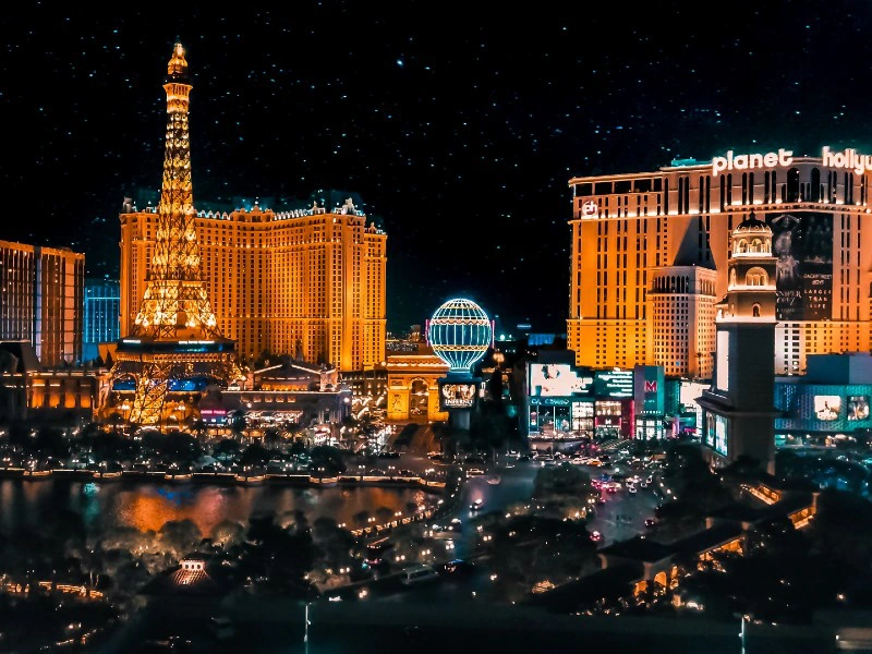 Abend in Las Vegas