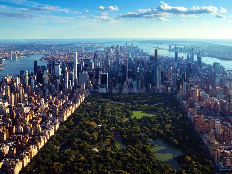 Blick auf den Central Park