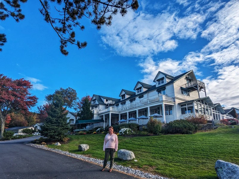 Hotel in Boothbay von außen