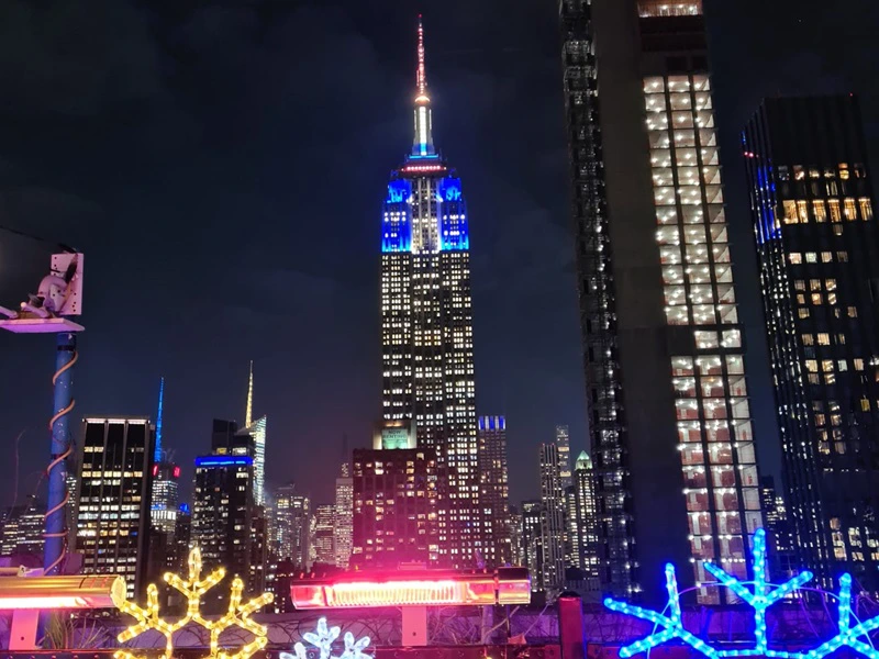 Empire State Building bei Nacht