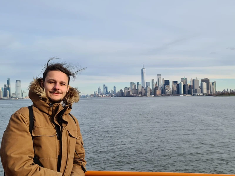 New York Skyline von Staten Island