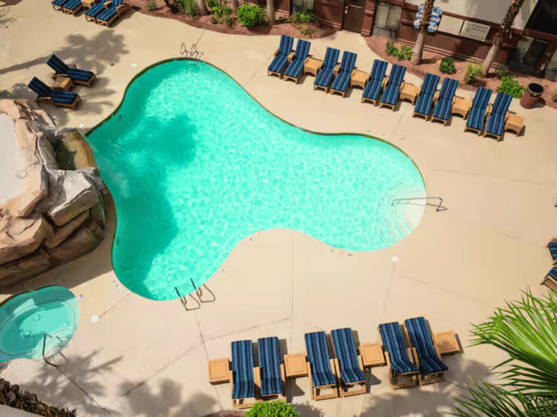 Pool des Hotels in Las Vegas