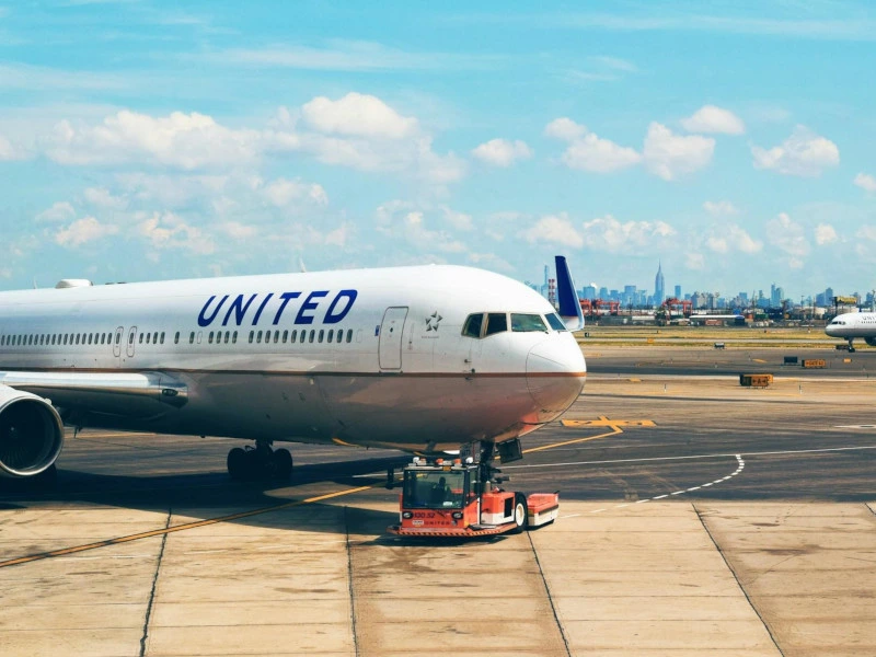 United Airlines Flugzeug