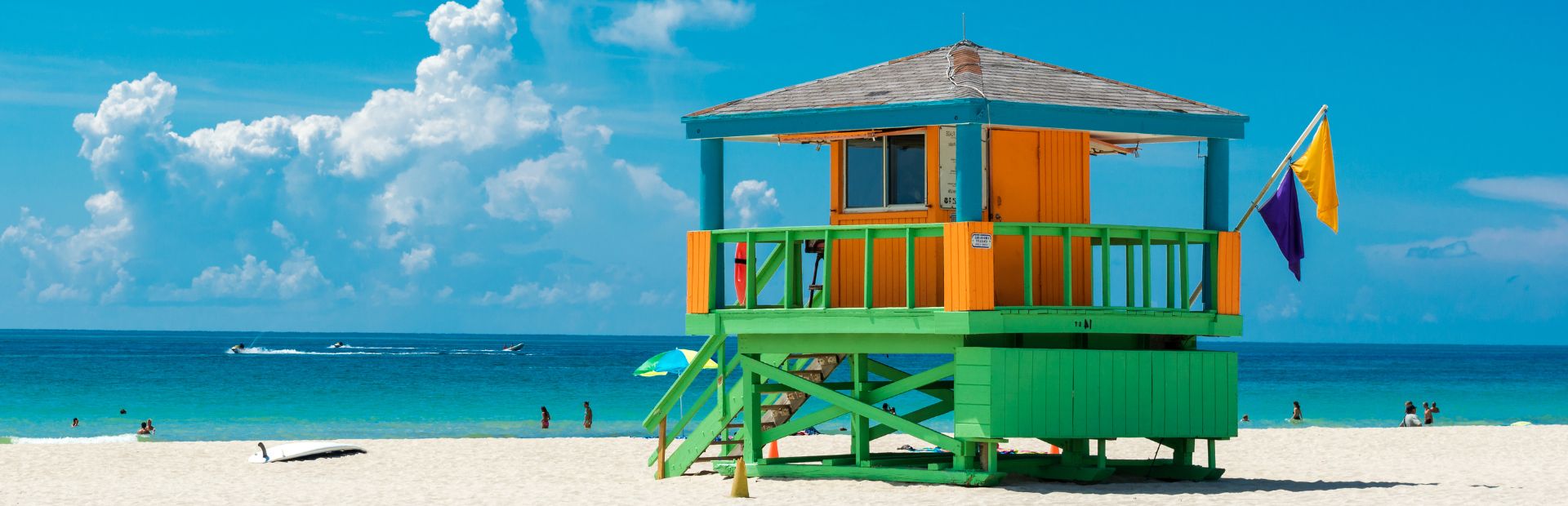 Florida USA Häuschen am Strand