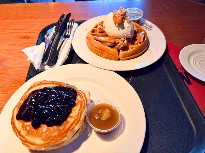 Pancakes in New York in den USA