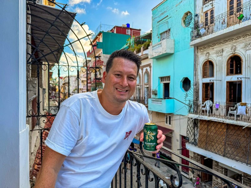 Balkon einer Upgrade Casa in Havanna in Kuba