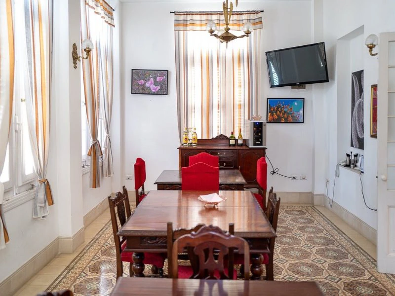 Esszimmer einer Casa in Havanna in Kuba
