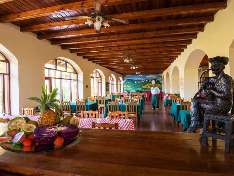 Restaurant im Hotel in Baracoa in Kuba