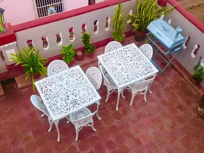 Terrasse in einer Casa in Sancti Spiritus in Kuba