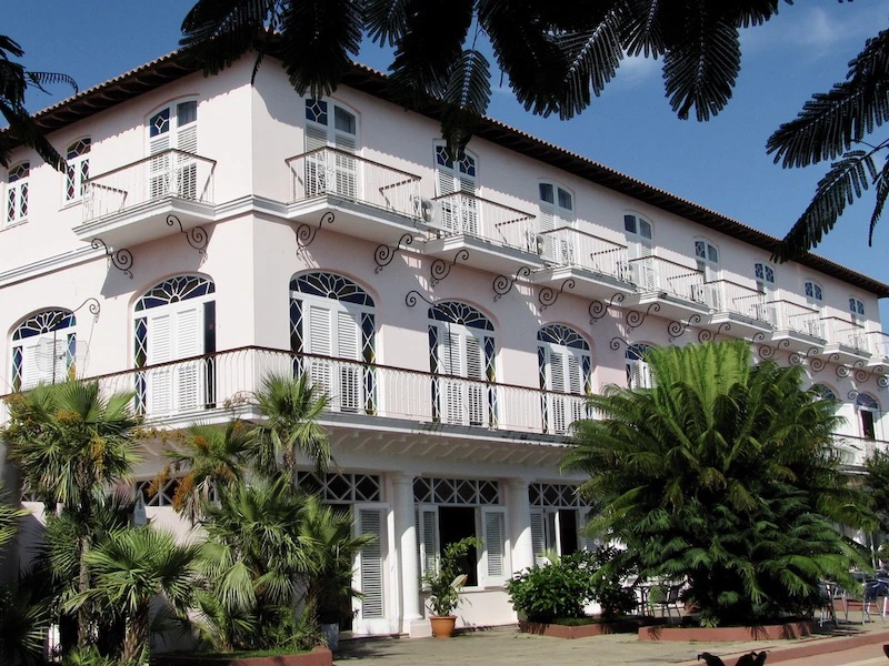 Ansicht vom Hotel in Vinales in Kuba