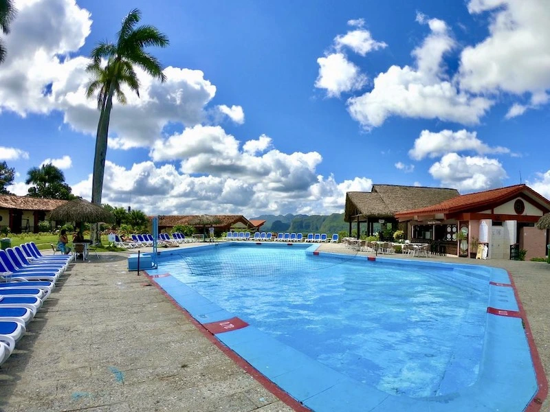 Pool im Hotel in Vinales in Kuba