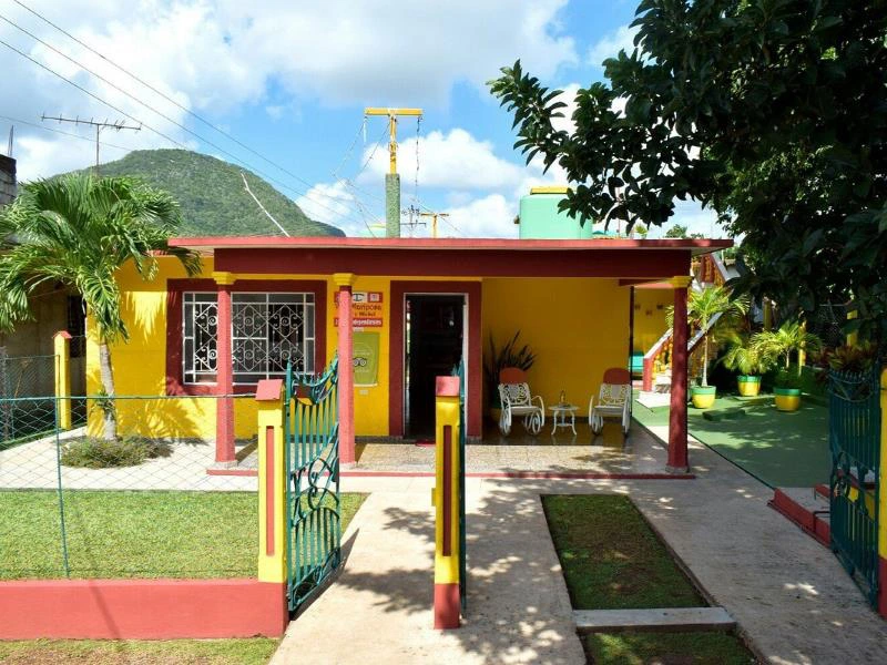 Ansicht einer Casa in Vinales in Kuba