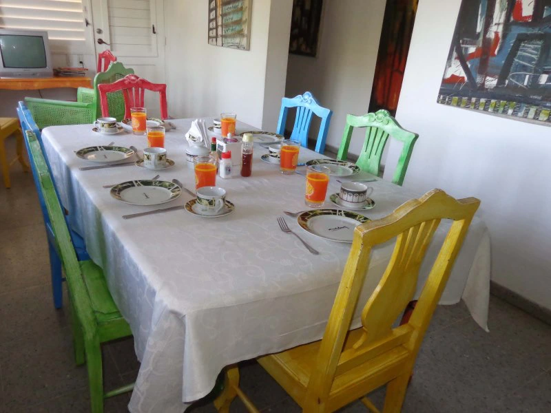 Esstisch in einer Casa in Varadero in Kuba