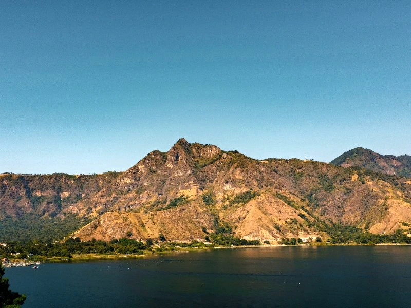 Blick auf Indian Nose am Atitlan See