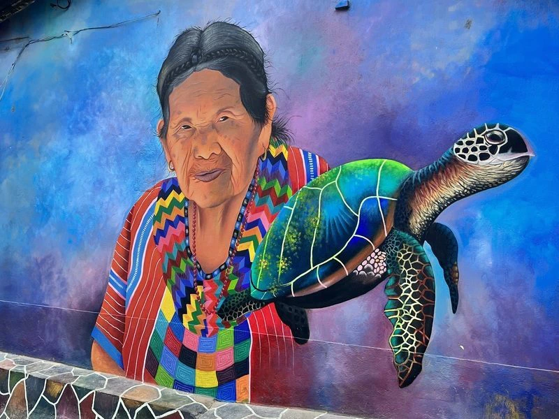 Graffiti am Atitlansee