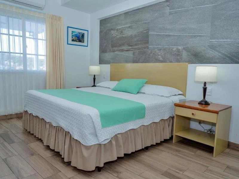 Zimmer im Hotel in Flores in Guatemala