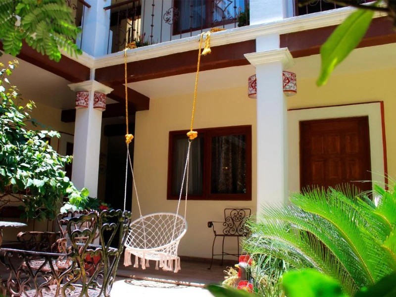 Terrasse der Unterkunft in Oaxaca