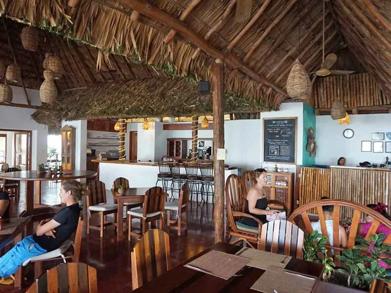 Restaurant in Bacalar in Mexiko
