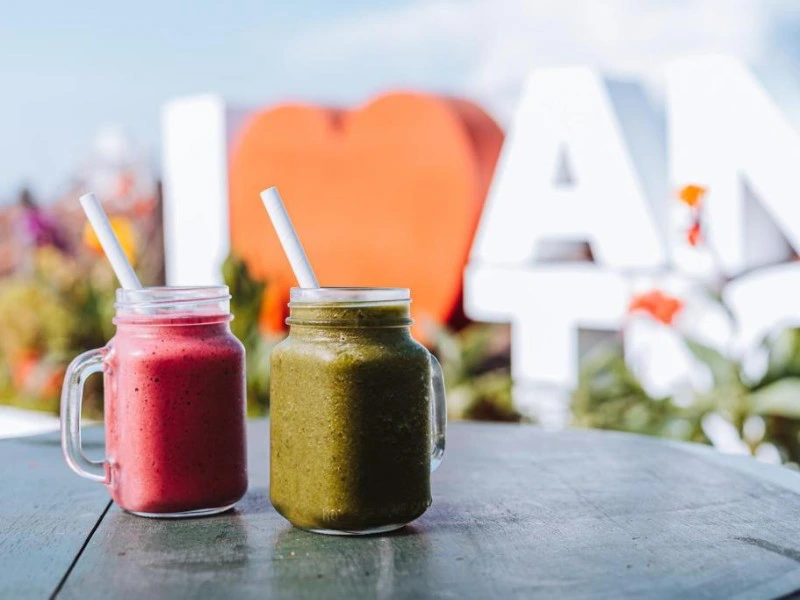 Entspannen auf der Dachterrasse des Hotels auf Antigua