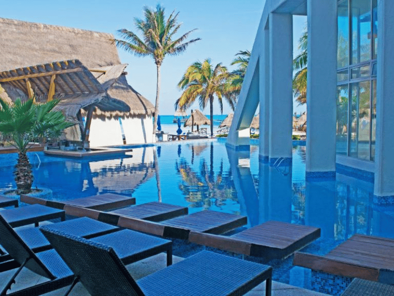 Pool auf der Isla Holbox