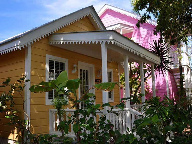 Außenansicht Ihrer Unterkunft in San Pedro in Belize