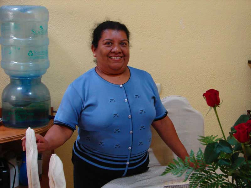 Gastgeberin des Homestays in Guatemala