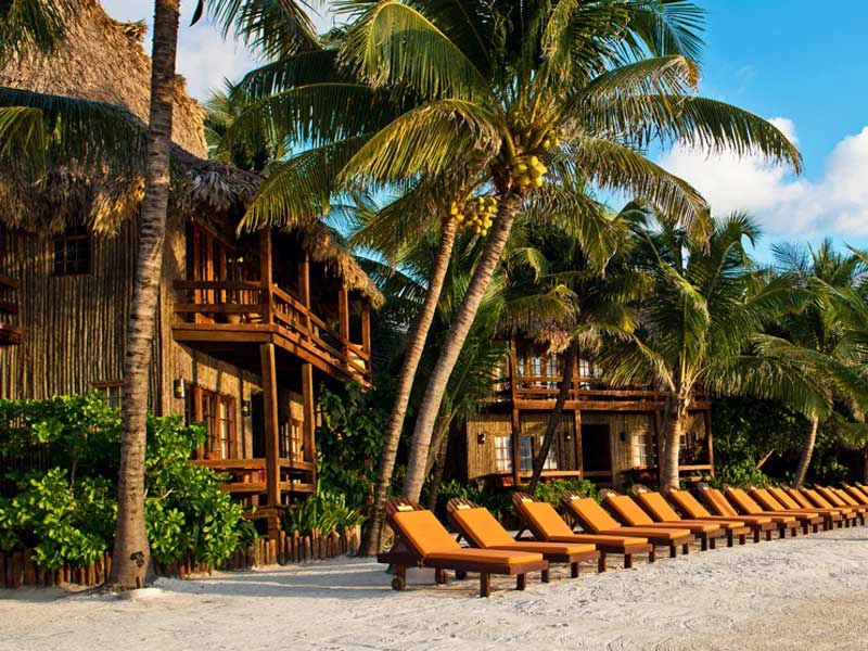 Strand vor dem Hotel in San Pedro in Belize