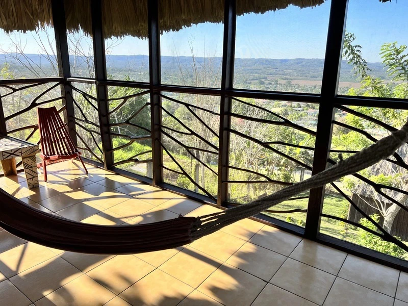Haengematte im Hotel bei San Ignacio in Belize