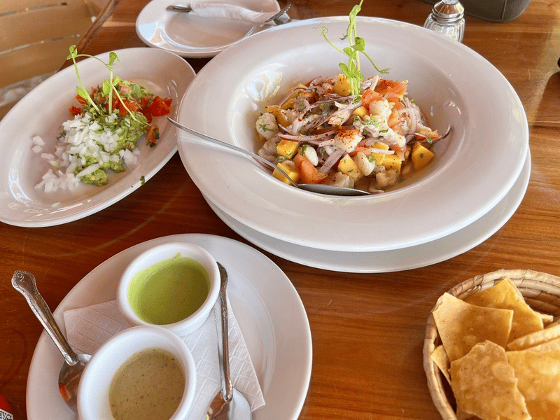 Fischgericht in Mexiko