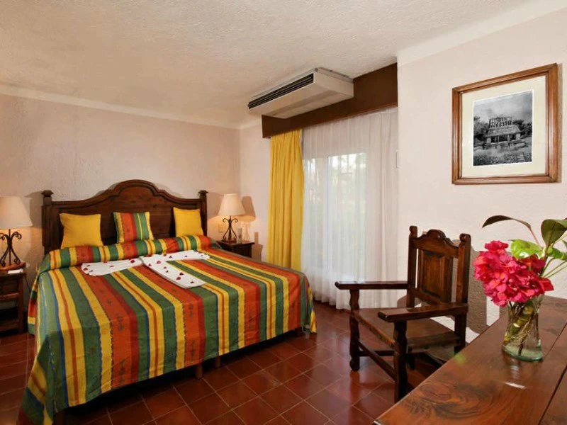 Hotelzimmer bei Chichén Itzá in Mexiko