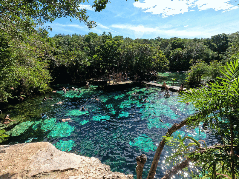 Mexiko Blog Sehenswuerdigkeiten Cenote Azul
