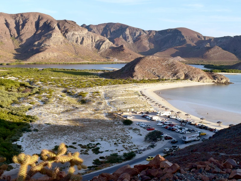 Ausblick in Baja California in Mexiko