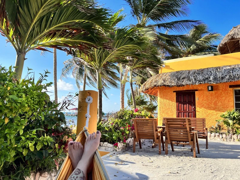 Haengematte in Caye Caulker in Belize