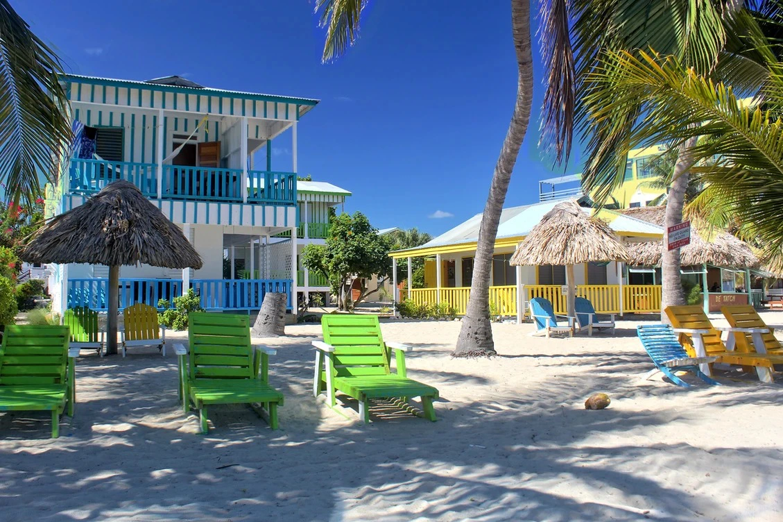Hotel am Strand in Placencia in Belize