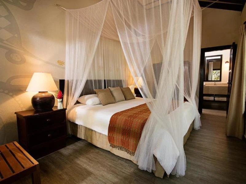 Zimmer im Hotel bei Tikal in Guatemala