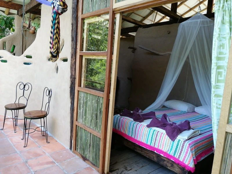 Zimmer der Unterkunft in Jalcomulco in Mexiko