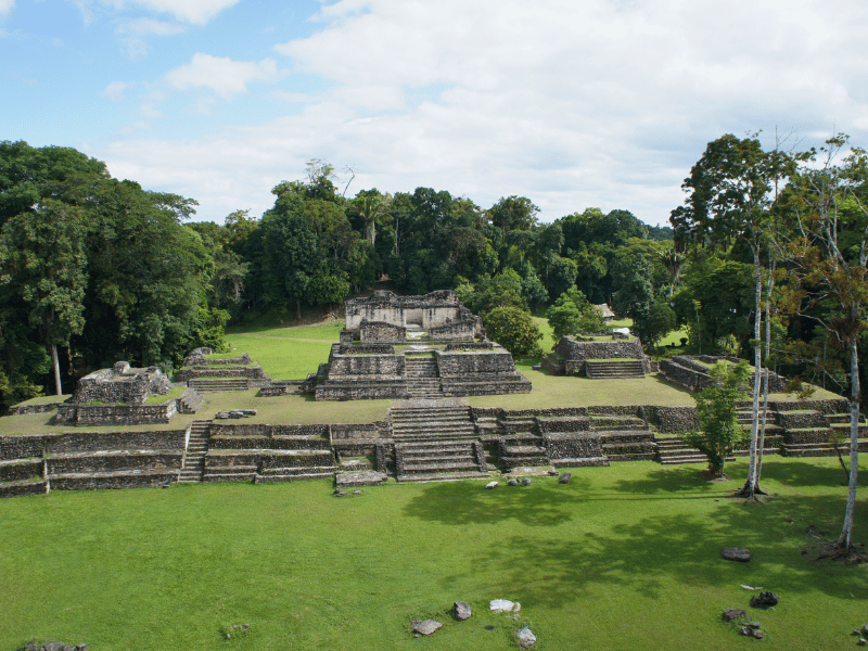 Ruinen von Caracol in Belize