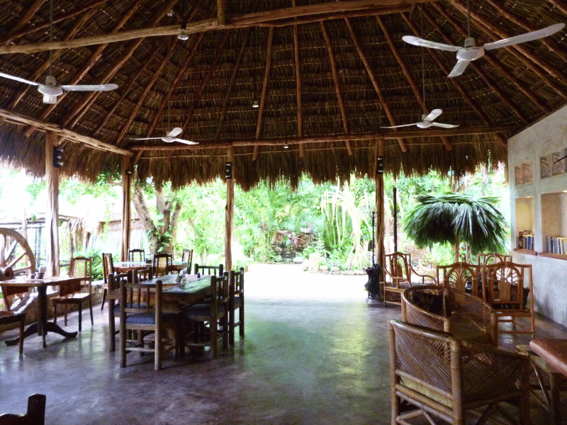 Restaurant im Hotel in Izamal in Mexiko