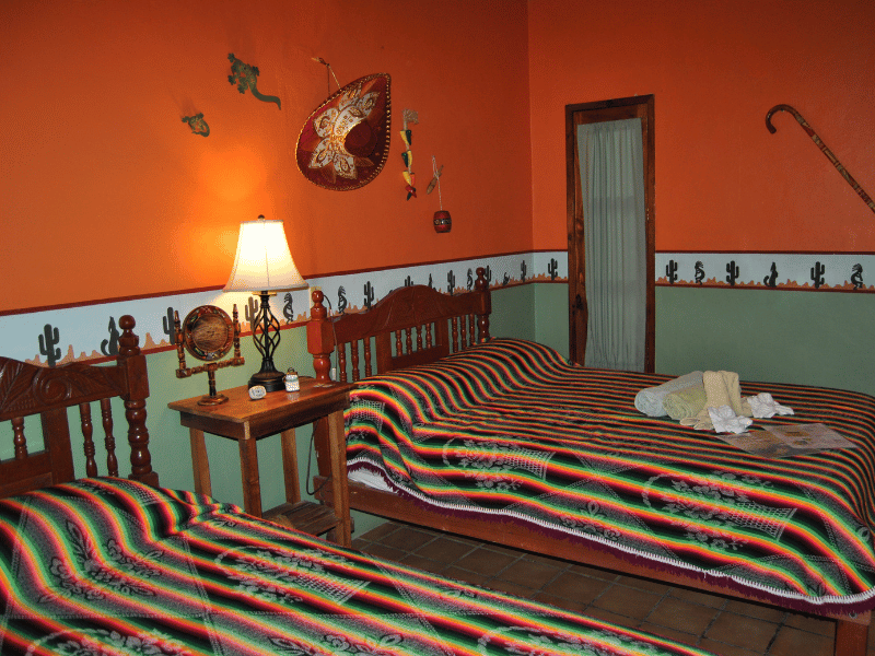 Zimmer im Hotel in Izamal in Mexiko