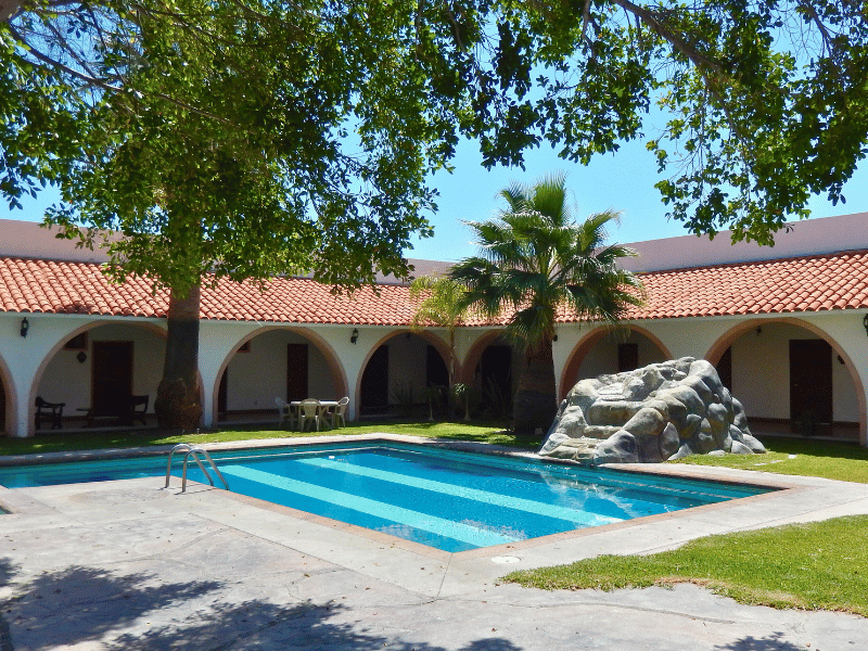 Pool im Hotel in Catavina in Mexiko